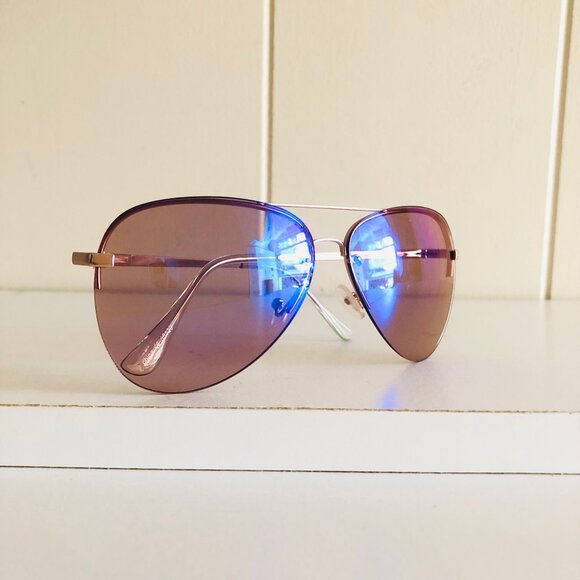 Y2K Frameless Color Aviator Sunglasses - Picture 7 of 8